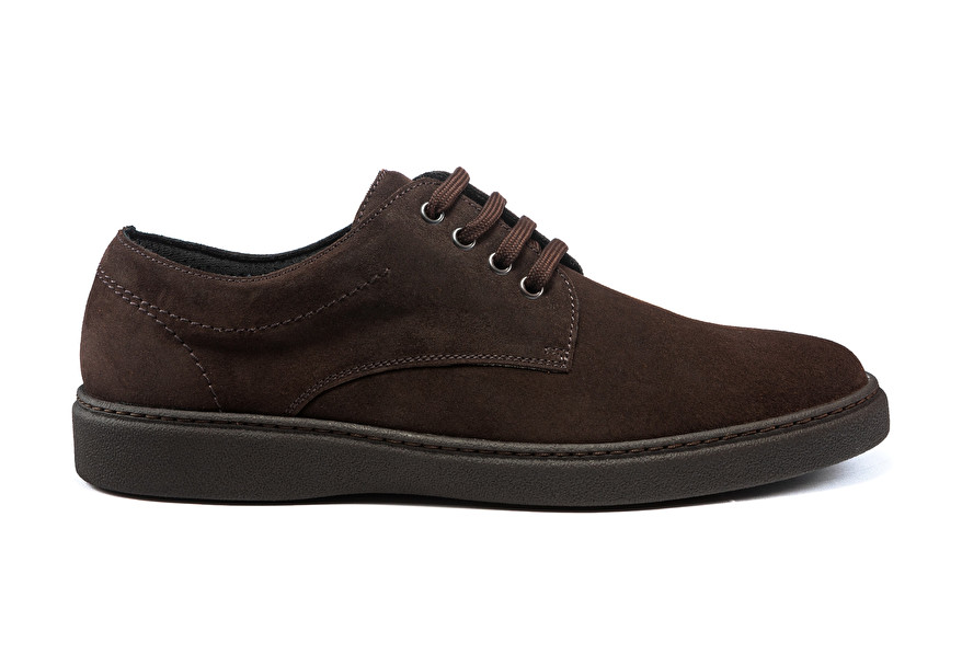 casual suede derby shoes