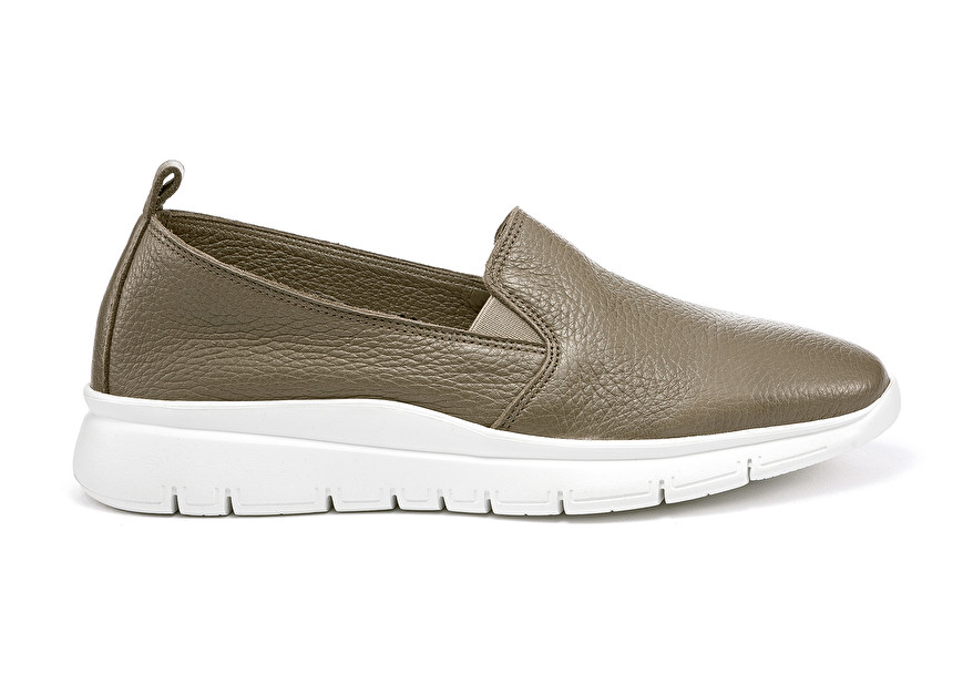 Summery soft leather slip-ons, colour 