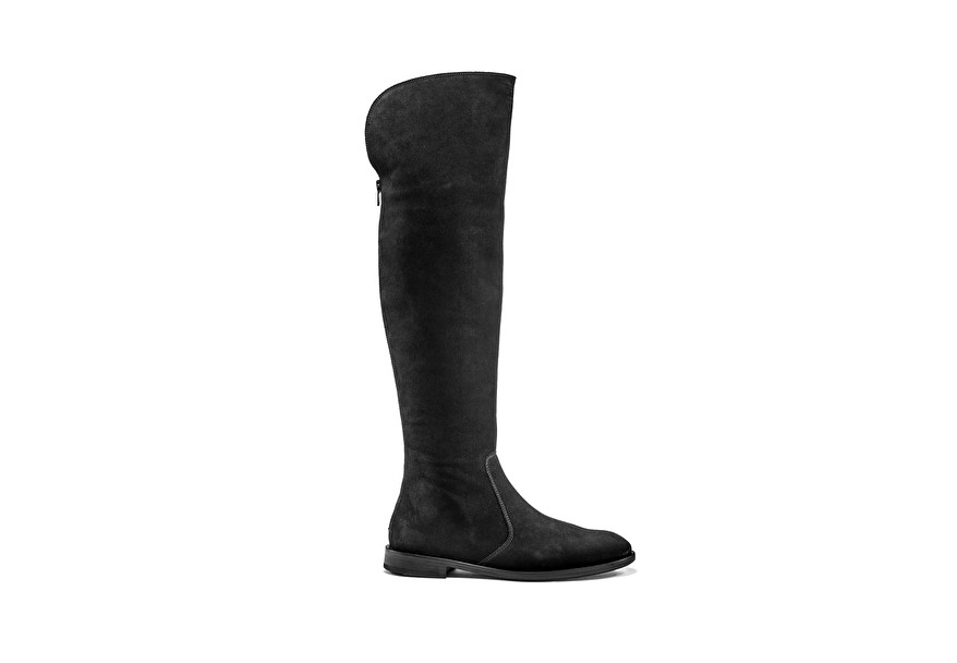 soft suede knee high boots