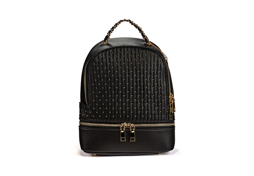 elegant black backpack